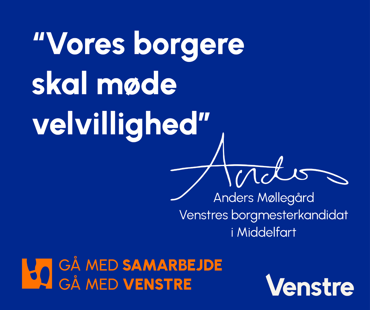 Borgmesterkandidat Middelfart. Anders Møllegård